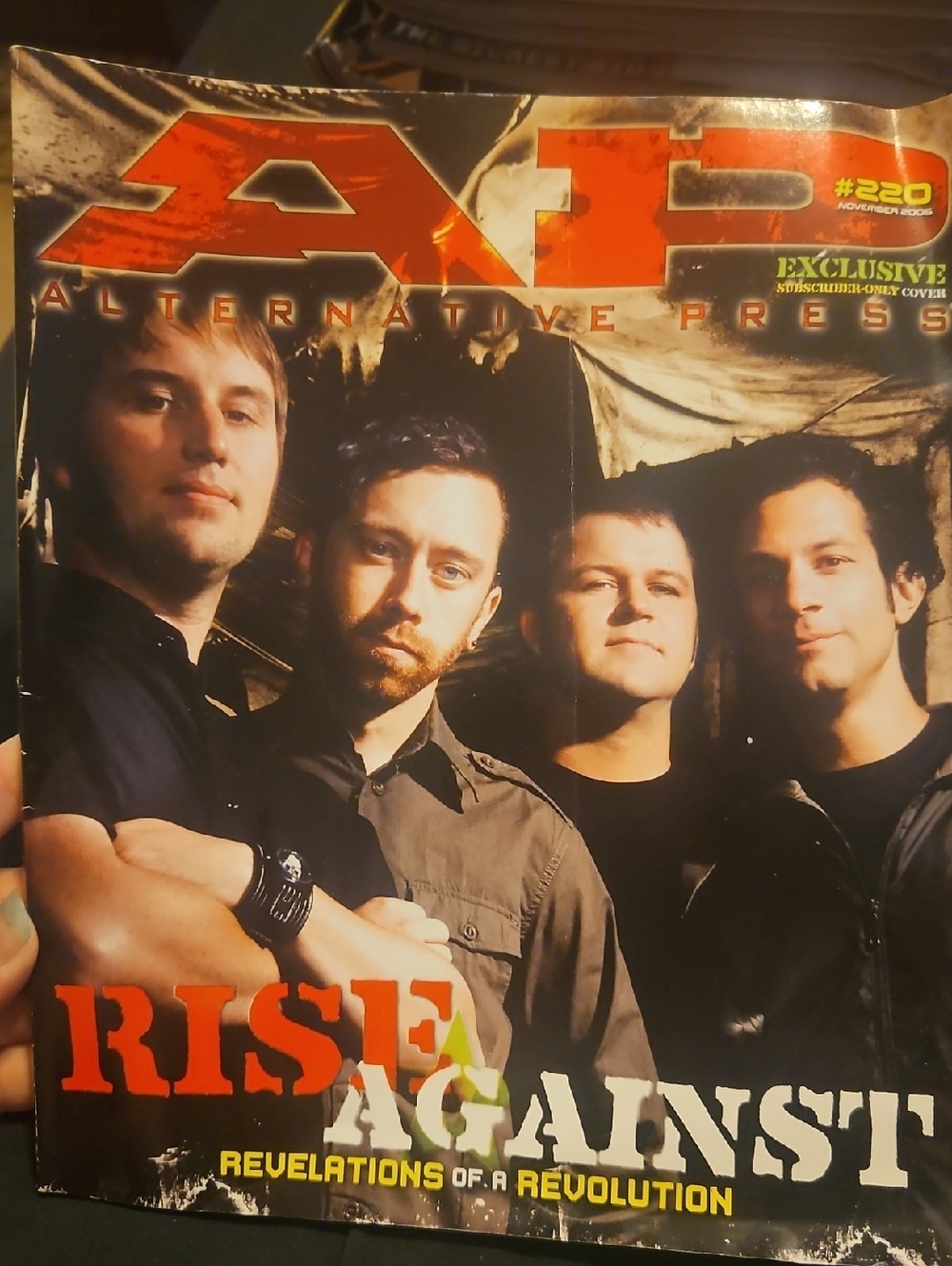 Rise Against Cover Alternative Press November 2006